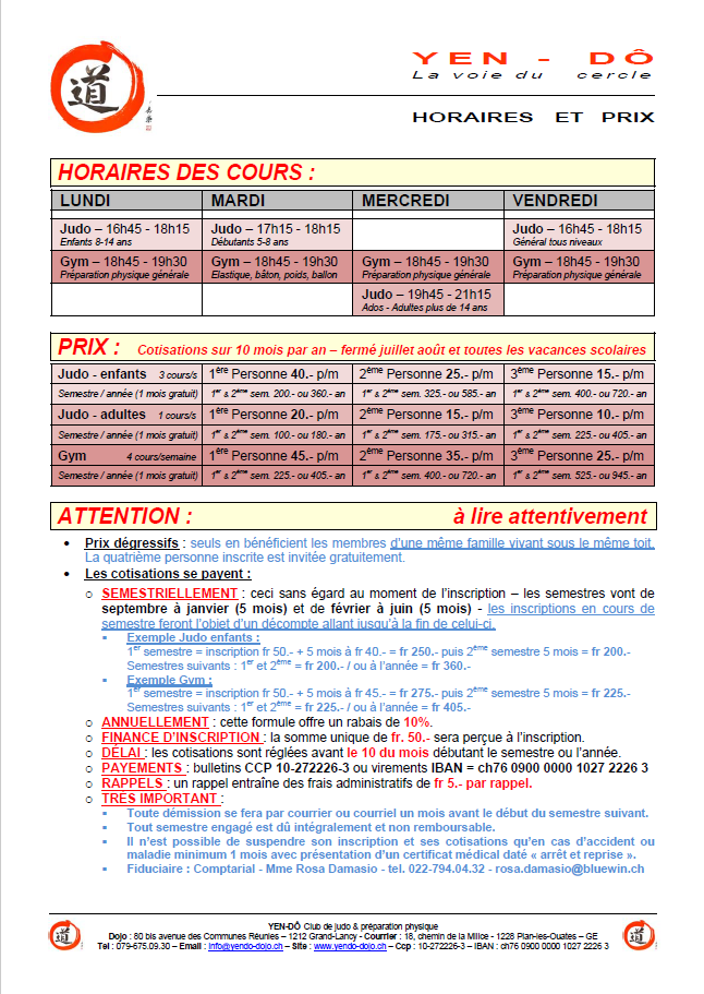 Infos